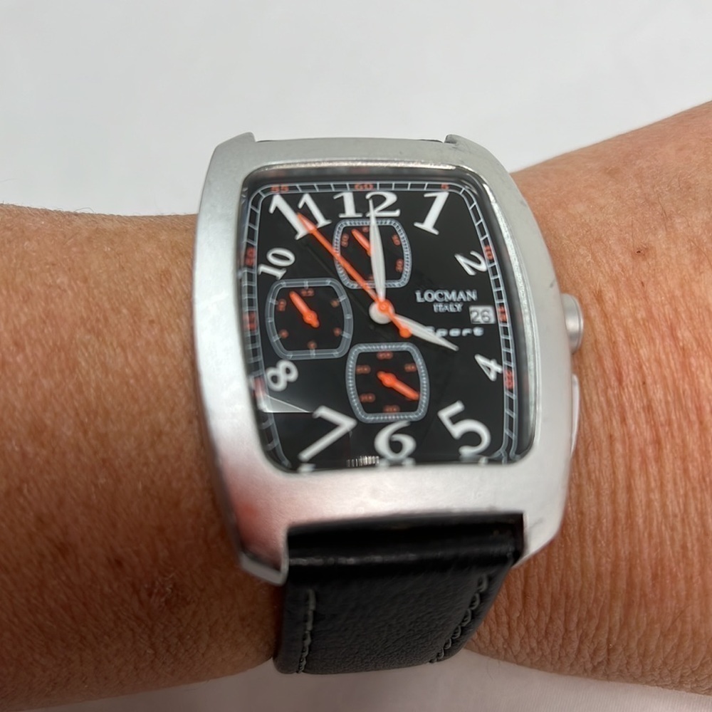 Locman Italy Made Chronograph Watch.